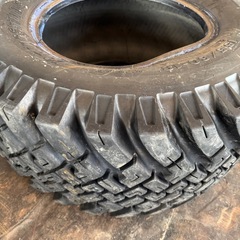 タイヤショベル　スノータイヤ　チェーン付き　の画像