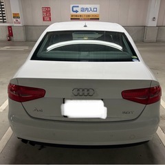 H25 アウディA4 2.0TFSI 低走行　車検R8 3月迄　人気の白の画像