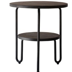 ダブル サイドテーブル  定価4.6万の画像