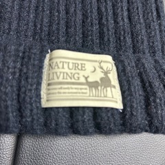 NATURE LIVING ニット帽 ブラックの画像