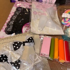 ホイップデコパーツ色々２０００円強の画像