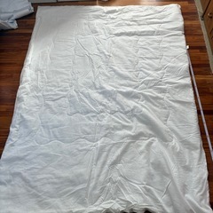 掛け布団① 白　黄色　の画像