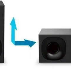 美品 シャープAQUOS LC-50U45 4K 液晶テレビ+ SONY サウンドバー SA-CT380 HT-CT380 ホームシアター SOUNDBARの画像