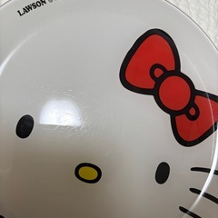 お話中【差し上げます】キティちゃん　お皿の画像