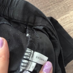 ブロウニースタンダード　ミニスカート　デニム黒　Sの画像