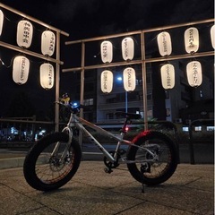 HILAND ファットバイク 20インチ 7段変速 ディスクブレーキの画像