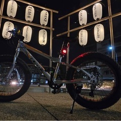 HILAND ファットバイク 20インチ 7段変速 ディスクブレーキの画像