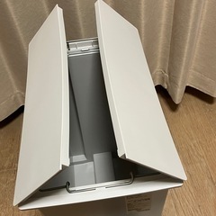 お値下げ！無印良品 新品！両開きダストボックスの画像