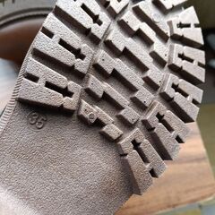 新品 22.5cm レディース ブーツ ブラウン 厚底 シューズ ショートブーツ 識別番号:【B228-Z】の画像