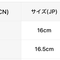 ハイカットブーツ16.5の画像