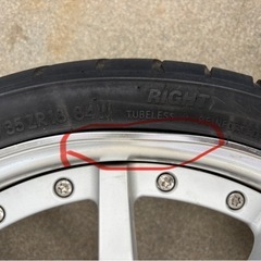 WORK. Gnosis. 215/35ZR18アルミホイルの画像