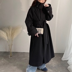 【美品】コート　レディース　黒 の画像