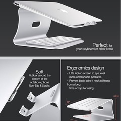 ノートパソコンスタンド スマホ スタンド ホルダー11 '' -16 '' Macbook Air Pro/富士通と互換性の画像