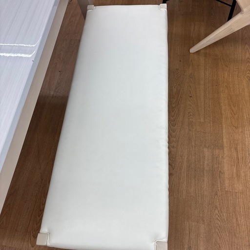 ☆ドリーム荒牧店☆ジモティー割引有☆【クリーニング済み】シギヤマ家具/伸縮式ベンチダイニング4点セット