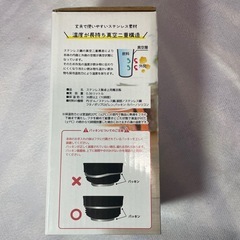 （未使用）どこからでも飲める真空ステンレスタンブラー　）の画像