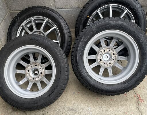 軽自動車用　アルミホイール155/65R13　スタッドレスタイヤ付き　4本