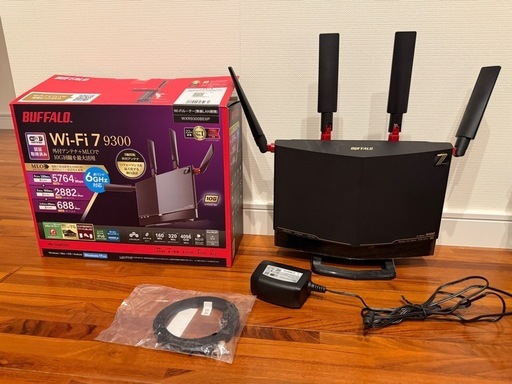 【早い者勝ち】BUFFALO（バッファロー） Wi-Fiルーター WXR-9300BE6P