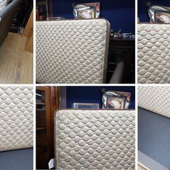 L14　美品　フレーム新品　フランスベッド　セミダブルベッドの画像