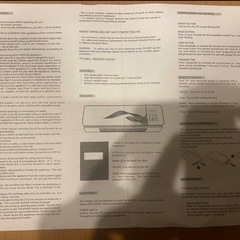 壁掛け式 コンパクト ヒーター ファン 扇風機の画像