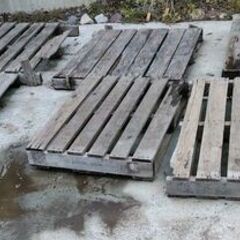 取引中★木製パレット 不揃い 破損 汚れ 薪用 腐食 使用感等 有りの画像