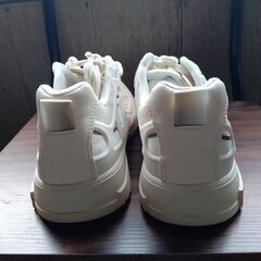 新品 26cm メンズ スニーカー ホワイト 厚底 シューズ 普段着 識別番号:【N587-S】の画像