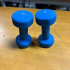 3kg ダンベル 2個セット ブルー 筋トレ・ダイエット・宅トレ用の画像