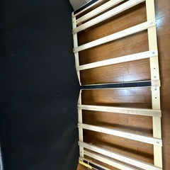 シングルベットマットレス付きの画像