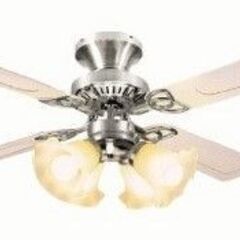 シーリングファン　LED電球付きの画像