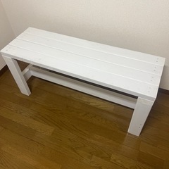 木製ベンチ　　110センチの画像