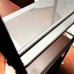 ラック付きデスク【幅120cm】の画像