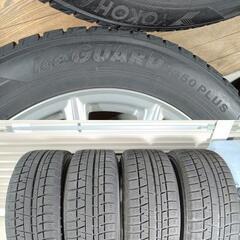 冬 スバルXV 17インチ【富山】フォレスター レガシィ アウトバック スバル PCD100 日本製 ヨコハマ 225/60R17 中古4本 車検対応アルミホイールの画像