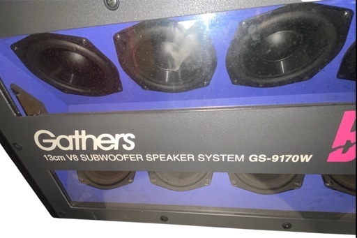 希少！Gathers 8連サブウーファー パワーアンプ セット ma142 ギャザズ