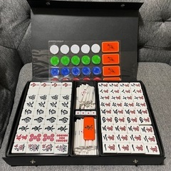 麻雀牌・麻雀マット　セットの画像