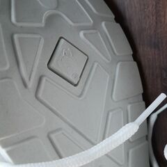 新品 25.5cm メンズ スニーカー ホワイト 厚底 シューズ 普段着 識別番号:【N589-S】の画像