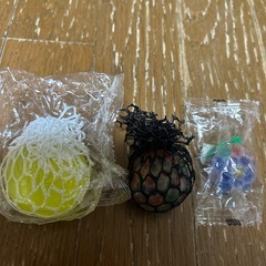 スクイーズボール 3個セット ネット付き