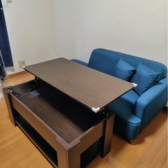 ◇ローテーブル◇天板昇降式テーブル◇の画像