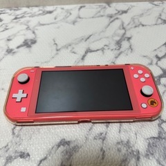 Switch　スイッチライト どうぶつの森　coral pinkの画像