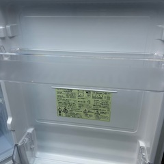 SHARP 2ドア　冷蔵庫　配達、設置まで無料でしますの画像