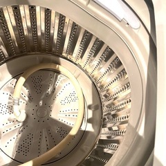 【都内送料無料】一人暮らしハイアール洗濯機JW-C55A 5.5キロ洗い風乾燥付　カビに強いステンレスドラムの画像