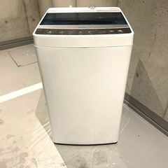 【都内送料無料】一人暮らしハイアール洗濯機JW-C55A 5.5キロ洗い風乾燥付　カビに強いステンレスドラムの画像