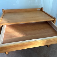 大和屋 ノスタ テーブル＆リトルチェア２点セット ナチュラルの画像