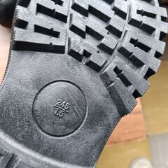 新品 24.5cm レディース ブーツ ブラック 厚底 シューズ ショートブーツ 識別番号:【B222-Z】の画像