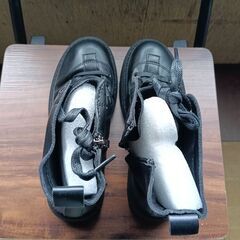 新品 24.5cm レディース ブーツ ブラック 厚底 シューズ ショートブーツ 識別番号:【B222-Z】の画像