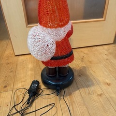 サンタクロース　イルミネーション　置き物の画像