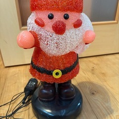 サンタクロース　イルミネーション　置き物の画像
