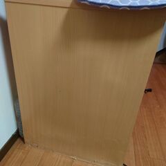 テーブル 引出し 机 木製の画像