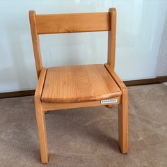 大和屋 ノスタ テーブル＆リトルチェア２点セット ナチュラルの画像