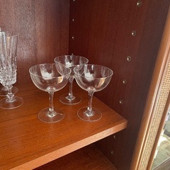 ガラス製　☆☆　シャンパングラス　3コセット　☆☆の画像