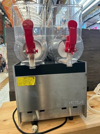 【業務用／即使用可】スムージーマシン XRJ15L×2｜2連タンク｜店舗・キッチンカーに◎【動作確認済】