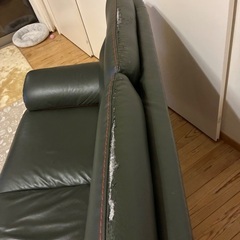 ソファ二人掛け，硬めですの画像